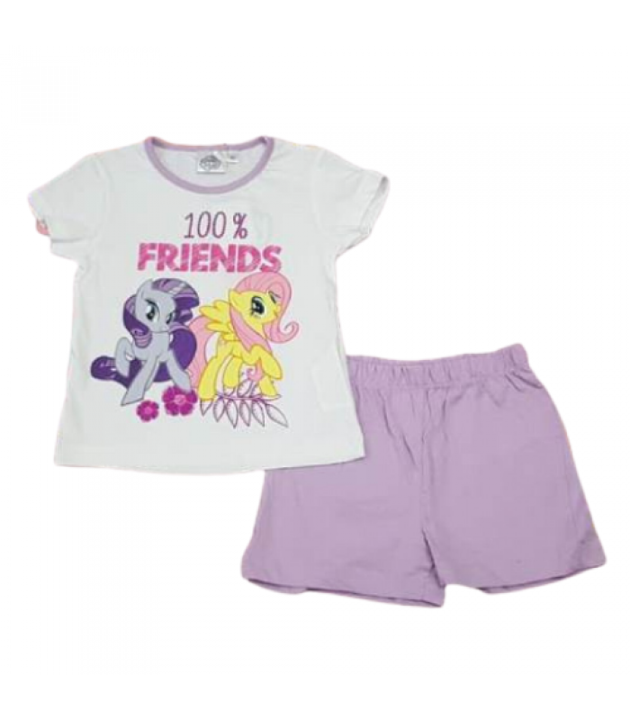 Pijama maneca scurta My Little Pony mov 3-8ani